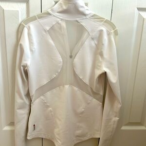 Zella zip up jacket. Size small ,white.